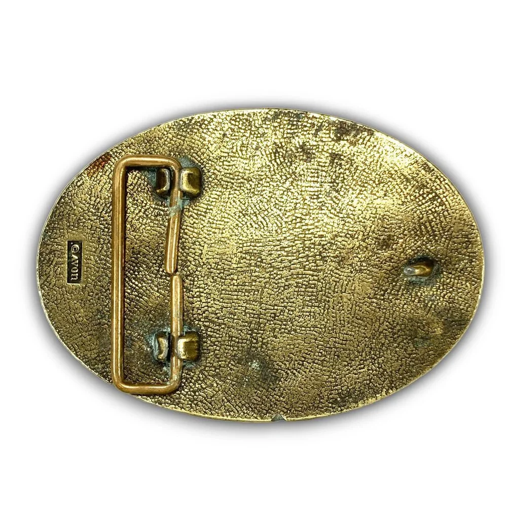 Vintage Avon Ford Model T Classic Antique Car Truck‎ Auto Vehicle Belt Buckle